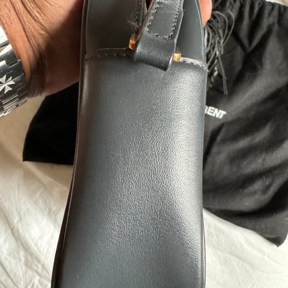 Yves Saint Laurent Gray Crossbody Camera Bag - Picture 8 of 16